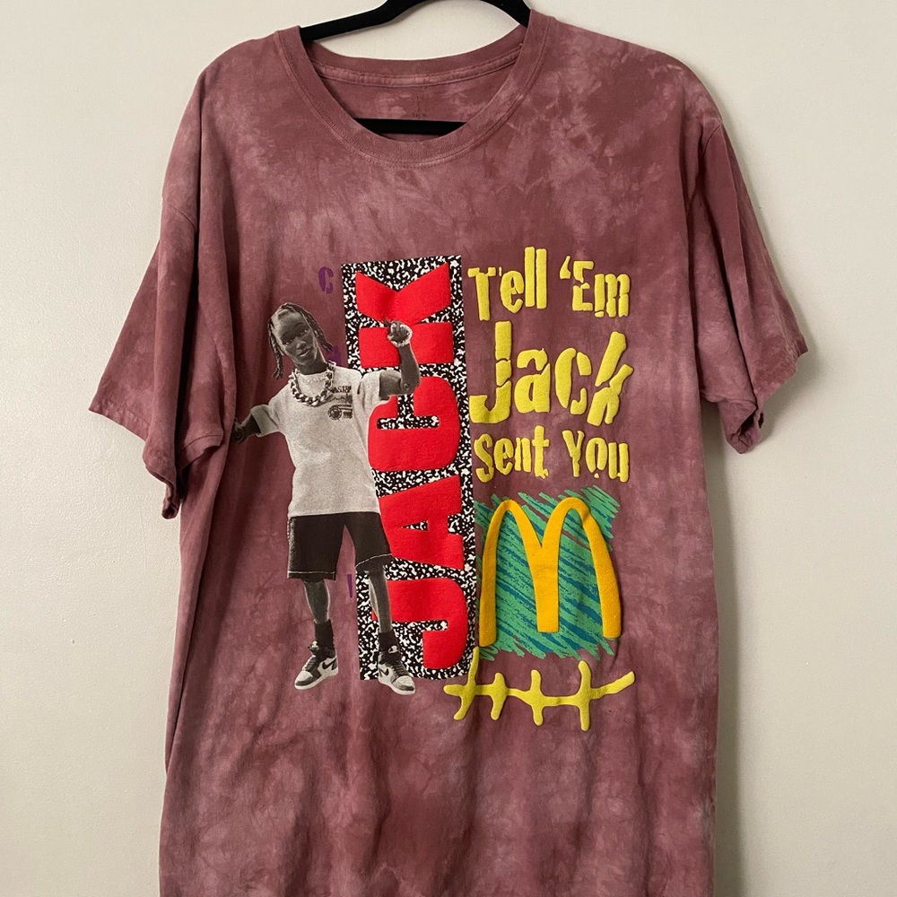 Cactus Jack Travis Scott x McDonald’s Tie Dye Tshirt